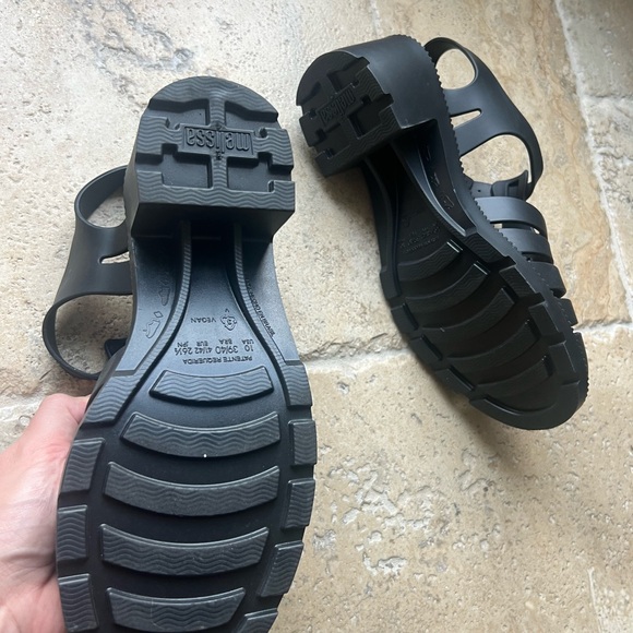 Melissa Black Possession Jelly Heels Jelly Shoes - Picture 5 of 8